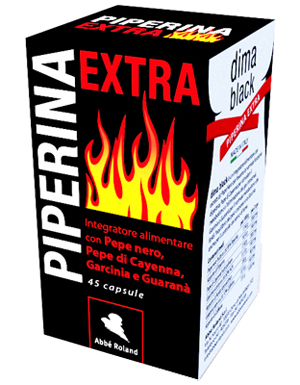 PIPERINA EXTRA DIMA BLACK 45 CAPSULE - pharmaluna