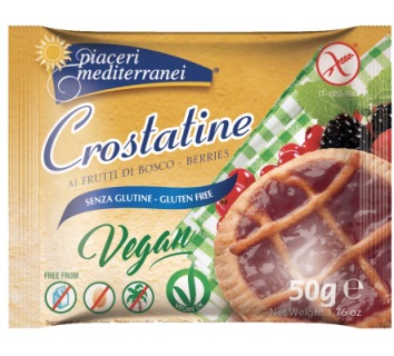 PIACERI MEDITERRANEI CROSTATINE FRUTTI DI BOSCO 50 G - pharmaluna