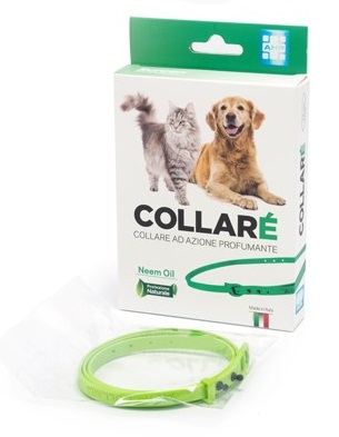 COLLARE' COLLARE PER CANI E GATTI AD AZIONE PROFUMANTE VERDE CON OLIO DI NEEM - pharmaluna