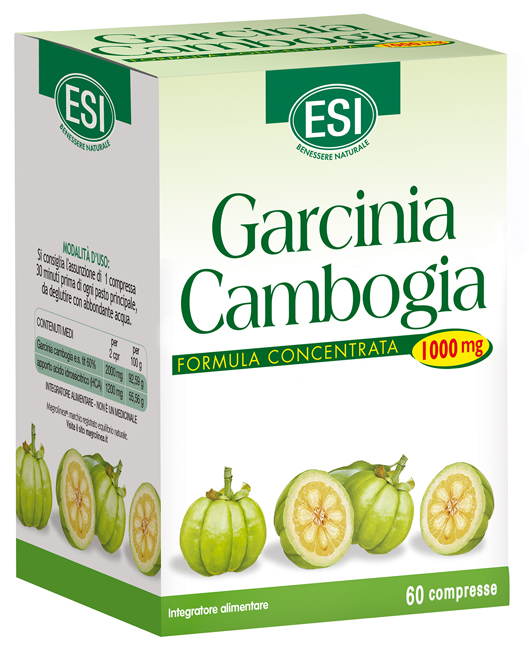 ESI GARCINIA CAMBOGIA 1000 MG 60 COMPRESSE - pharmaluna