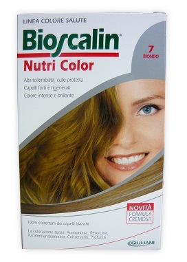 BIOSCALIN NUTRI COLOR 7 BIONDO SINCROB 124 ML - pharmaluna