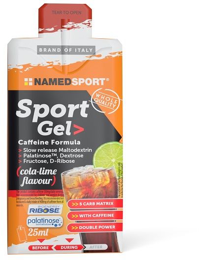  NAMEDSPORT SPORT GEL COLA LIME 25 ML - pharmaluna