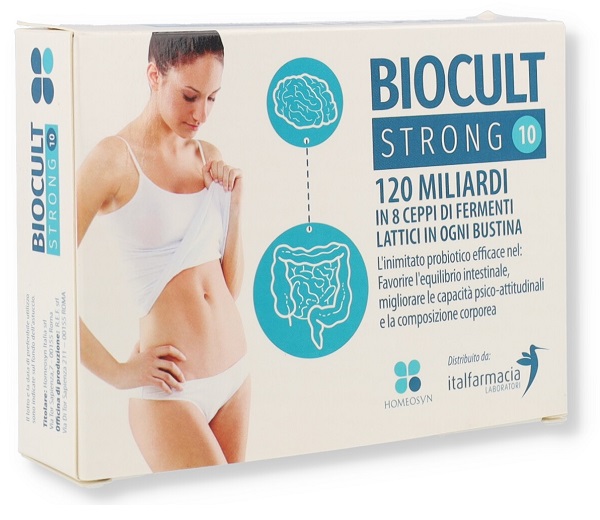 BIOCULT STRONG 10 BUSTINE DA 3 G - pharmaluna