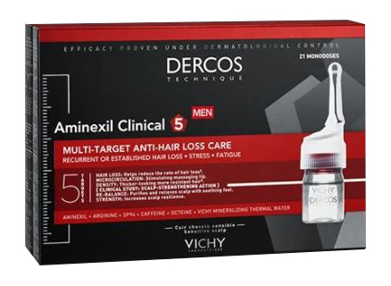 DERCOS AMINEXIL FIALE 42 UOMO 6 ML - pharmaluna