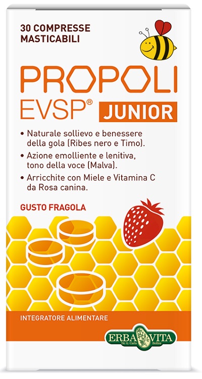 PROPOLI EVSP JUNIOR 30 COMPRESSE - pharmaluna