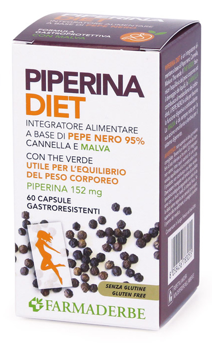 PIPERINA DIET 60 COMPRESSE - pharmaluna