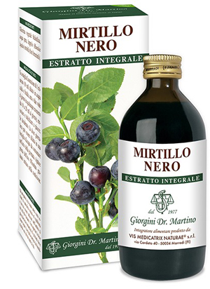 MIRTILLO NERO ESTRATTO INTEGRALE 200 ML - pharmaluna