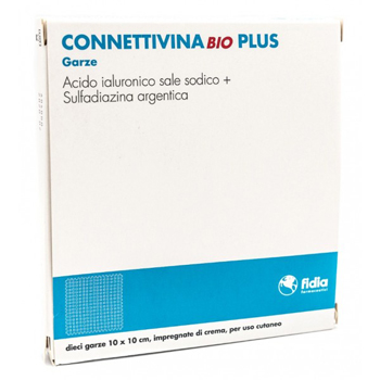 CONNETTIVINABIO PLUS GARZA 10 X 10 CM 10 PEZZI - pharmaluna