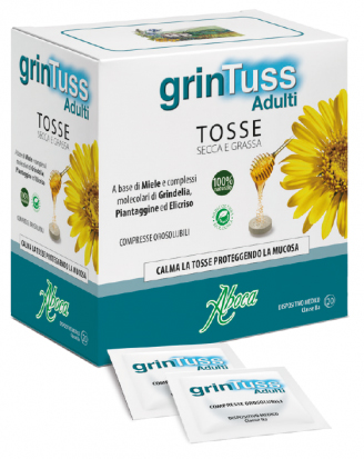 GRINTUSS ADULTI 20 COMPRESSE CON POLIRESIN 1,5 G - pharmaluna