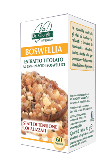 BOSWELLIA ESTRATTO TITOLATO 60 PASTIGLIE - pharmaluna