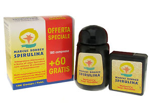 SPIRULINA MARCUS ROHRER 180 COMPRESSE + OF - pharmaluna