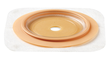 PLACCA NATURA+ PIANA RITAGLIABILE IN IDROCOLLOIDE STOMAHESIVE E CEROTTO POROSO FLANGIA 45 MM 5 PEZZI - pharmaluna