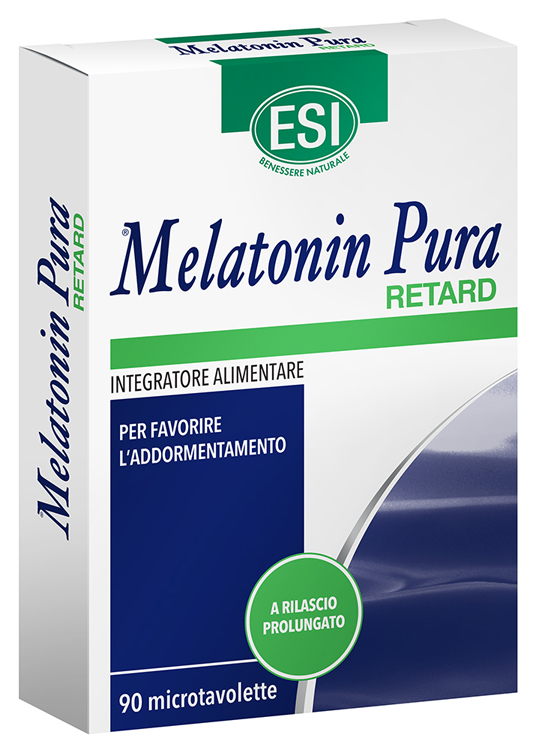 ESI MELATONIN PURA RETARD 90 MICROTAVOLETTE - pharmaluna