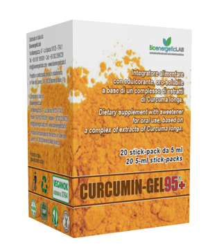 CURCUMIN GEL 95+ 20 BUSTINE DA 5 ML - pharmaluna