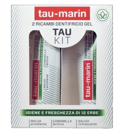 TAU MARIN DENTIFRICIO RINFRESCANTE RICARICA TAU KIT 2X20ML - pharmaluna