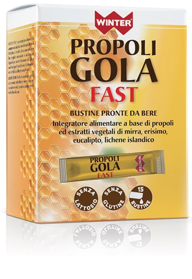 WINTER PROPOLI GOLA FAST 15 BUSTINE - pharmaluna