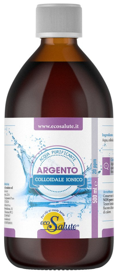 ARGENTO COLLOIDALE IONICO ACQUA 0,5 L - pharmaluna