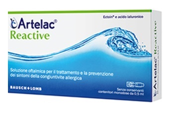 ARTELAC REACTIVE SOLUZIONE OFTALMICA MONODOSE 10 UNITA' DA 0,5 ML - pharmaluna