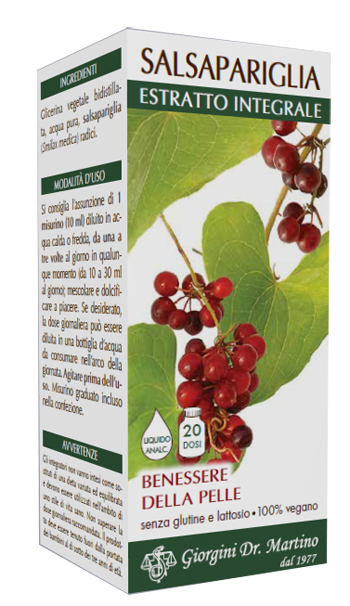 SALSAPARIGLIA ESTRATTO INTEGRALE 200 ML - pharmaluna