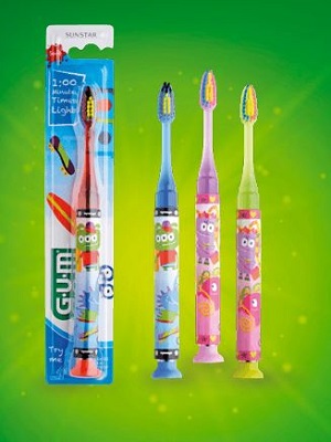 GUM LIGHT UP SPAZZOLINO  7-9 ANNI - pharmaluna