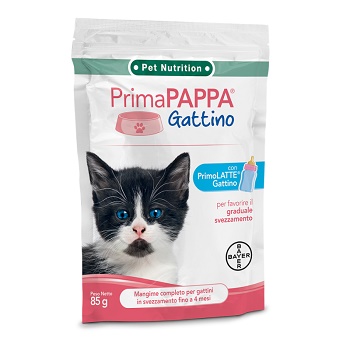 PRIMA PAPPA GATTINO MOUSSE BUSTA 85 G - pharmaluna