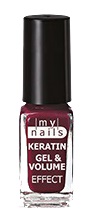 MY NAIL KERATIN GEL & VOLUME EFFECT 105 AMARANTH RED - pharmaluna