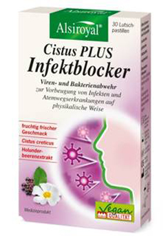 ALSIROYAL INFEKT BLOCKER CISTUS PLUS  30 PASTIGLIE GOMMOSE 57 G - pharmaluna