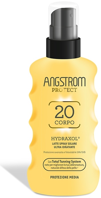 ANGSTROM PROTECT HYDRAXOL LATTE SPRAY SOLARE PROTEZIONE 20 175 ML - pharmaluna