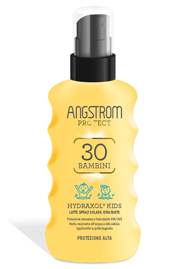 ANGSTROM PROTECT HYDRAXOL KIDS LATTE SPRAY SOLARE PROTEZIONE 30 175 ML - pharmaluna