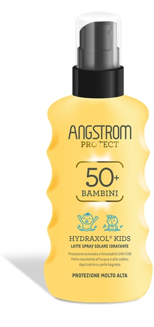 ANGSTROM PROTECT HYDRAXOL KIDS LATTE SPRAY SOLARE ULTRA PROTEZIONE 50+ 175 ML - pharmaluna