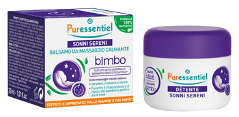 PURESSENTIEL BALSAMO DA MASSAGGIO PETTORALE BIMBO SONNI SERENI 30 ML - pharmaluna