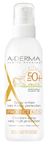 ADERMA A-D PROTECT KIDS SPRAY BAMBINO 50+ 200 ML - pharmaluna