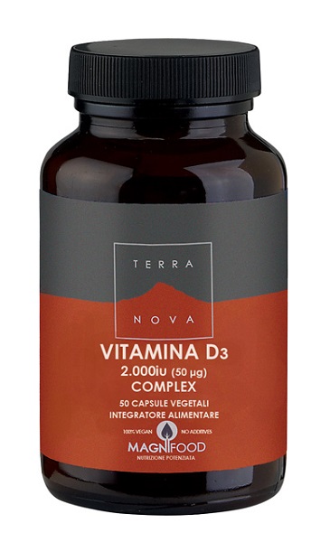 TERRANOVA COMPLESSO DI VITAMINA D3 2000 IU (50UG) 50 CAPSULE - pharmaluna