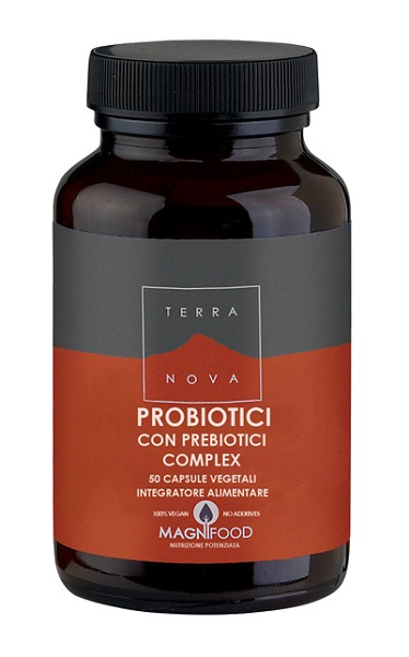TERRANOVA PROBIOTICI CON PREBIOTICI COMPLEX 50 CAPSULE VEGETALI - pharmaluna