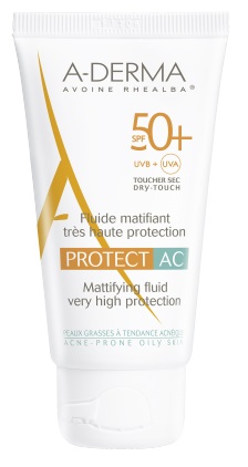 ADERMA A-D PROTECT AC FLUIDO MAT 50+ 40 ML - pharmaluna