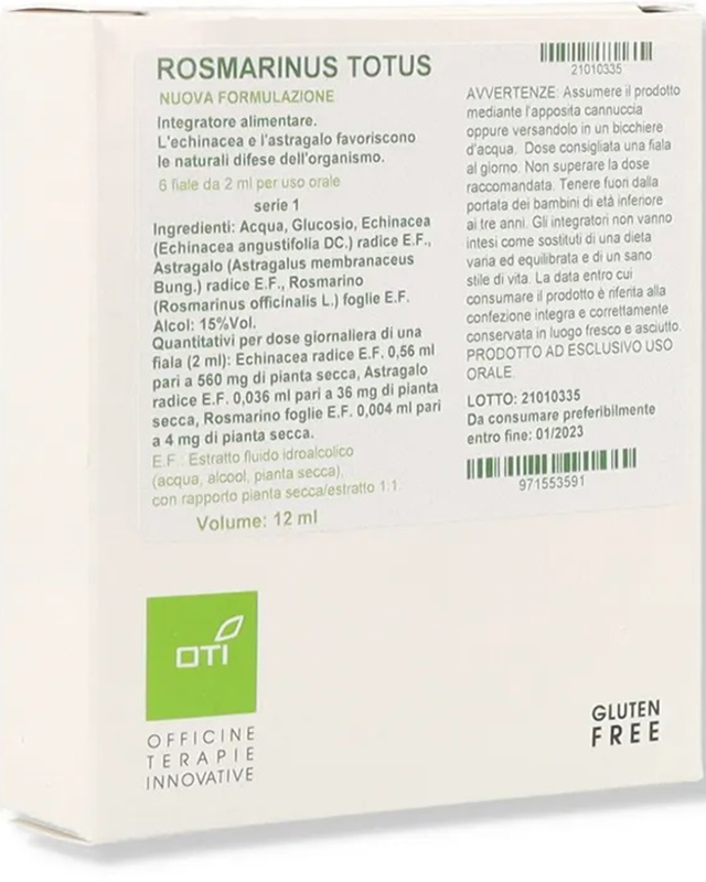 ROSMARINUS TOTUS NUOVA FORMULAZIONE 1SERIE 6FIALE GLUCOSATE 2ML - pharmaluna