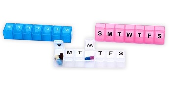 PORTAPILLOLE SETTIMANALE PICCOLO 1 SCOMPARTO - pharmaluna
