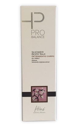 HINO NATURAL SKINCARE PRO BALANCE SHOWER BODY SILK DETERGENTE CORPO 200 ML - pharmaluna