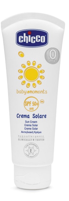 CHICCO CREMA SOLARE SPF 50+ TUBO 75 ML - pharmaluna