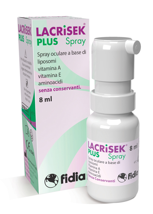 LACRISEK PLUS SPRAY SENZA CONSERVANTI SOLUZIONE OFTALMICA 8 ML - pharmaluna