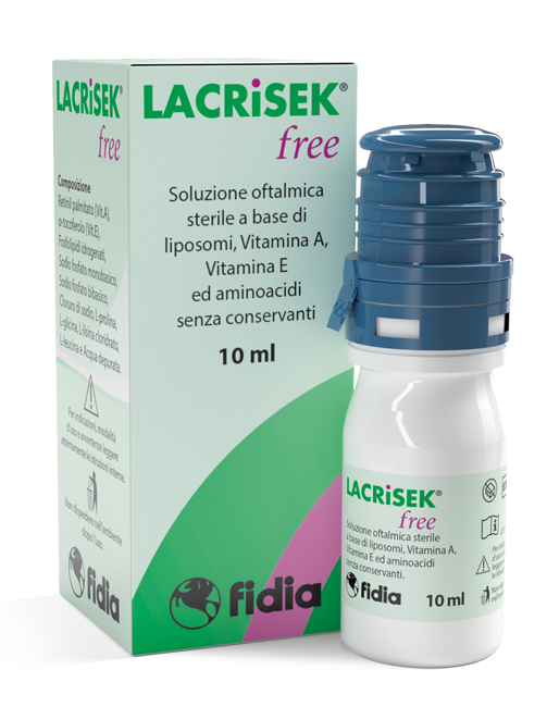 LACRISEK FREE SOLUZIONE OFTALMICA SENZA CONSERVANTI 10 ML - pharmaluna