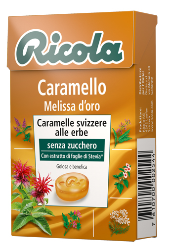 RICOLA HERB-CARAMEL 50 G - pharmaluna