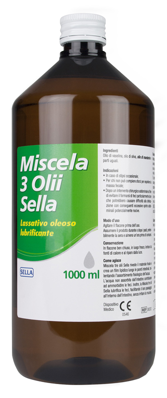 MISCELA 3 OLII LASSATIVO 1 LITRO MD - pharmaluna