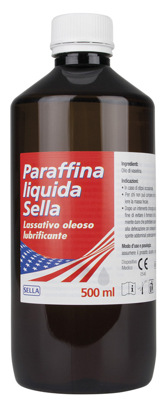 PARAFFINA LIQUIDA MD LASSATIVO 500 ML SELLA - pharmaluna