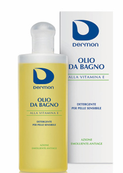 DERMON OLIO DOCCIA VITAMINA E 200 ML - pharmaluna