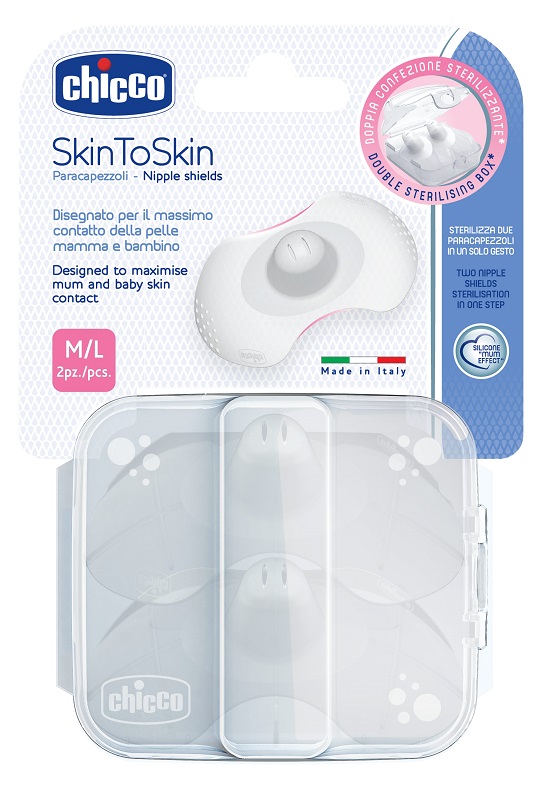 CHICCO PARACAPEZZOLI SILICONE LARGE - pharmaluna