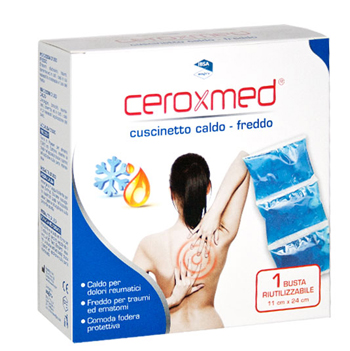 CUSCINETTO CALDO/FREDDO CEROXMED 11 X 24 CM 1 BUSTA - pharmaluna