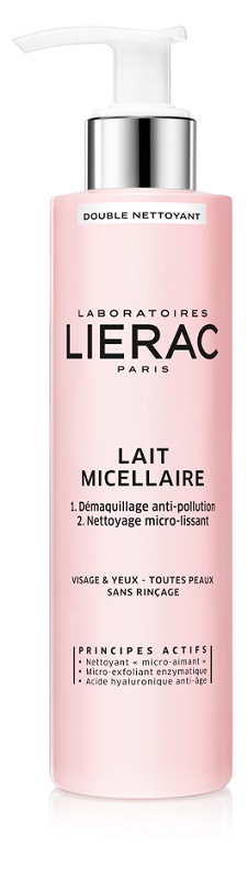 LIERAC DEMAQUILLANT LATTE MICELLARE A DOPPIA AZIONE 200 ML - pharmaluna