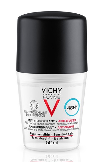 VICHY HOMME DEO ANTI-MACCHIE 50 ML - pharmaluna