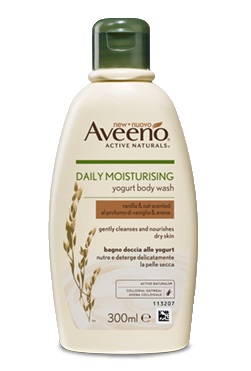 AVEENO BAGNO DOCCIA YOGURT VANIGLIA & AVENA 300 ML - pharmaluna